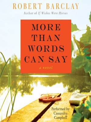 cover image of More Than Words Can Say